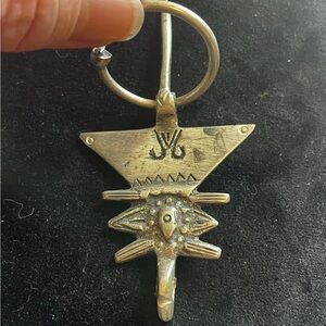 Silver Moroccan Fibula Pendant